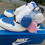 Nike neutral cream luxury sneakers view 4 signature lace-up style