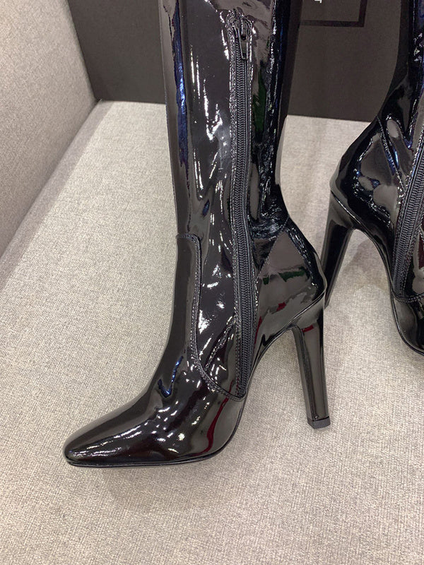 Saint Laurent designer shoes full view