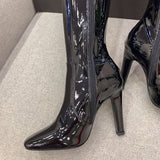Saint Laurent designer shoes full view