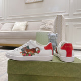 Gucci clean off-white luxury sneakers view 7 padded collar comfort