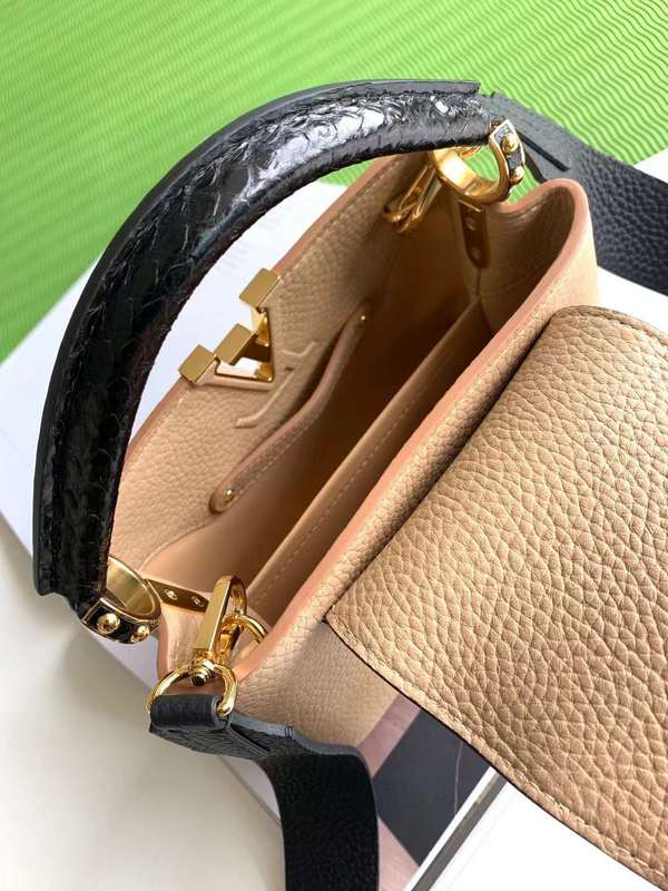 Front view of signature modern women's handbag – women's luxury handbag