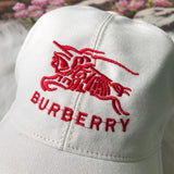 Front view of Burberry unisex cap