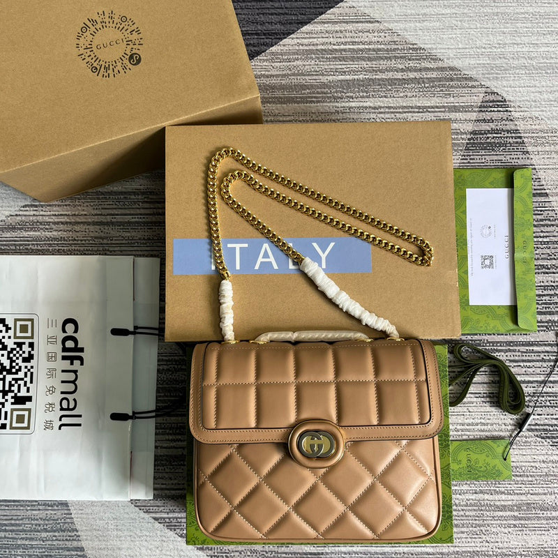Front view of classic sleek women's handbag – women's premium purse