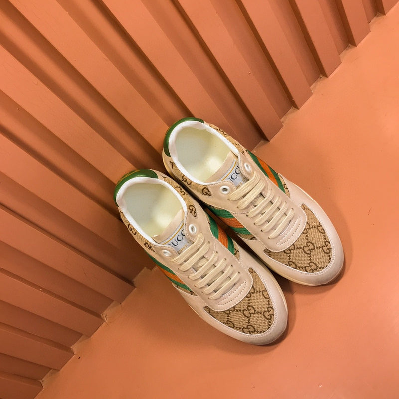 Gucci fresh white-and-black luxury sneakers view 7 streetwear statement look