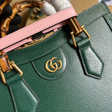 Back view of modern structured women's handbag – women's designer-style accessory