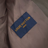 Close-up detail shot of Louis Vuitton luxury clothing with contemporary cut