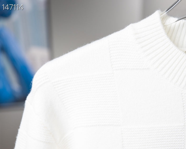 Back view of Louis Vuitton luxury clothing with tailored silhouette