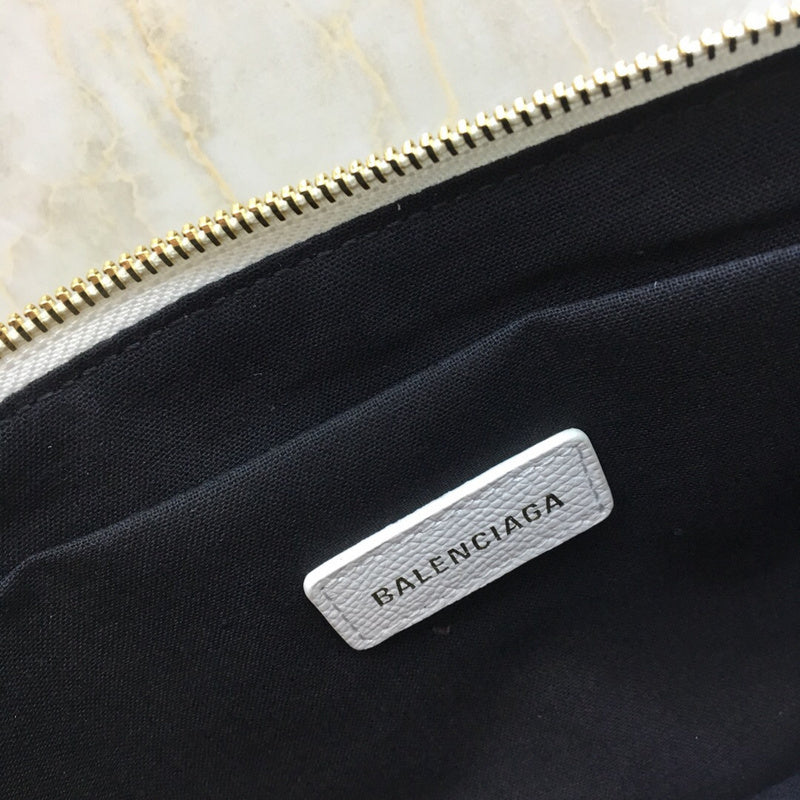 Contemporary Premium PU Leather Handbag - Smooth Faux-Leather Exterior | Women's Premium Handbag #1014 - alternate angle view (image 8) of designer-inspired handbag