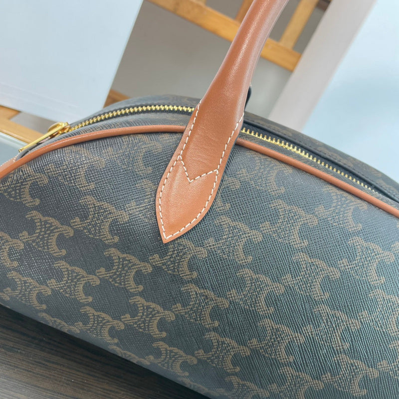 Back view of chic statement women's handbag – women's everyday handbag