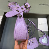 Structured Premium PU Leather Handbag - Polished Finish | Women's Premium Handbag #377 - back view (image 4) of designer-inspired handbag