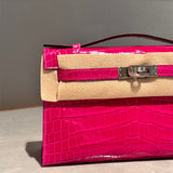 Elegant bag shown from front angle