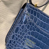Close-up detail of sophisticated bag design