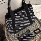 Handle and strap detail of refined signature women's handbag – women's premium purse