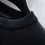 Front view of Louis Vuitton luxury clothing with relaxed-fit cut