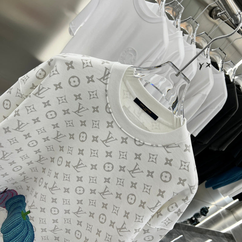 Close-up detail shot of Louis Vuitton luxury clothing with tailored silhouette