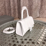 Interior view of chic elevated women's handbag – women's statement bag