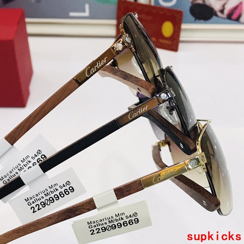 Full view of Cartier unisex sunglasses