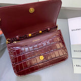 Modern Vegan Leather Handbag - Premium Craftsmanship Detailing | Women's Luxury Handbag #471 - styled full view (image 7) of designer-inspired handbag