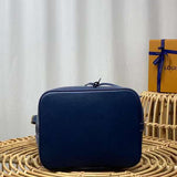 Side profile of sleek structured women's handbag – women's statement bag