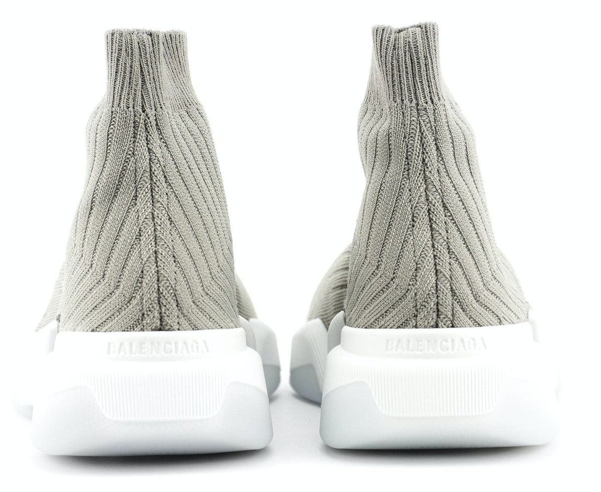 Close-up of Balenciaga sneakers hardware and fine stitching