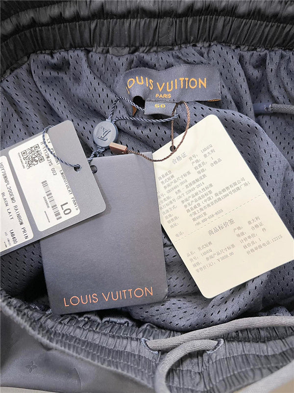 Back view of Louis Vuitton cotton t-shirt with label-forward styling
