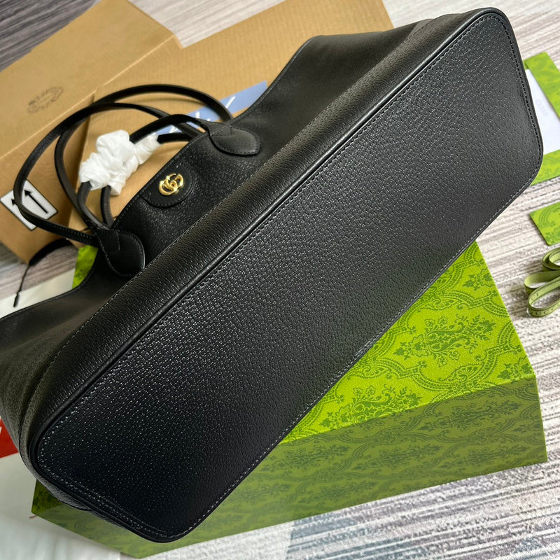 Interior view of premium classic women's handbag – women's statement bag