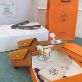 Side view of smart structured handbag