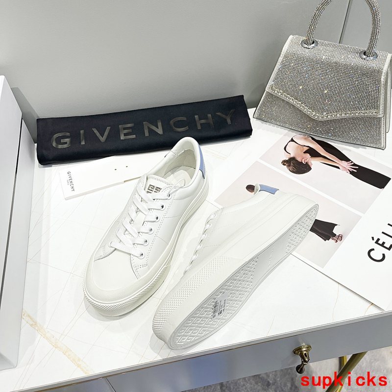 Givenchy Black Pointed-Toe Flats - Close-Up Texture View