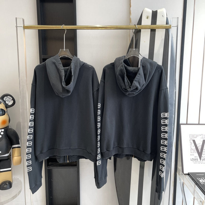 Balenciaga clothing close-up — premium authentic designer style