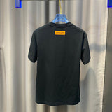 Flat lay presentation of Louis Vuitton cotton t-shirt with tailored silhouette