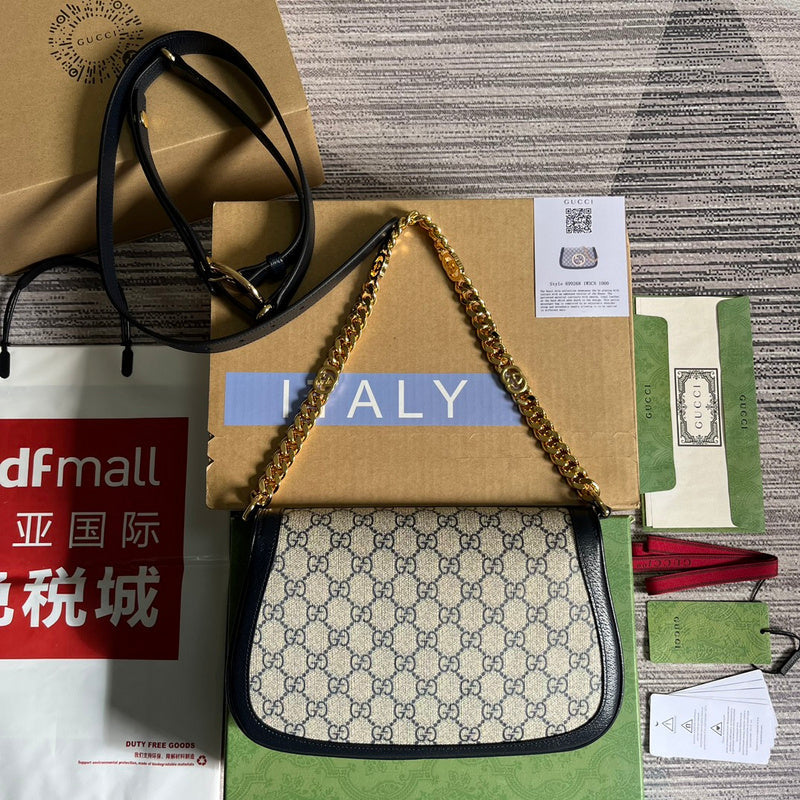 Side profile of structured statement women's handbag – women's everyday handbag