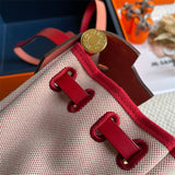 Sophisticated bag shown from front angle