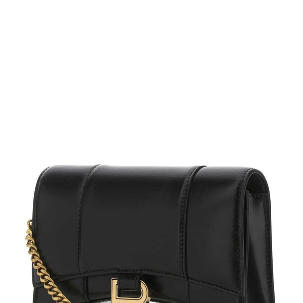 Balenciaga Bags? BALENCIAGA Mini Hourglass Clutch for Women Luxury Designer Leather Handbag