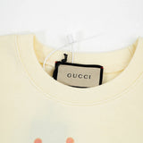 Close-up detail shot of Gucci luxury clothing with streetwear-inspired cut