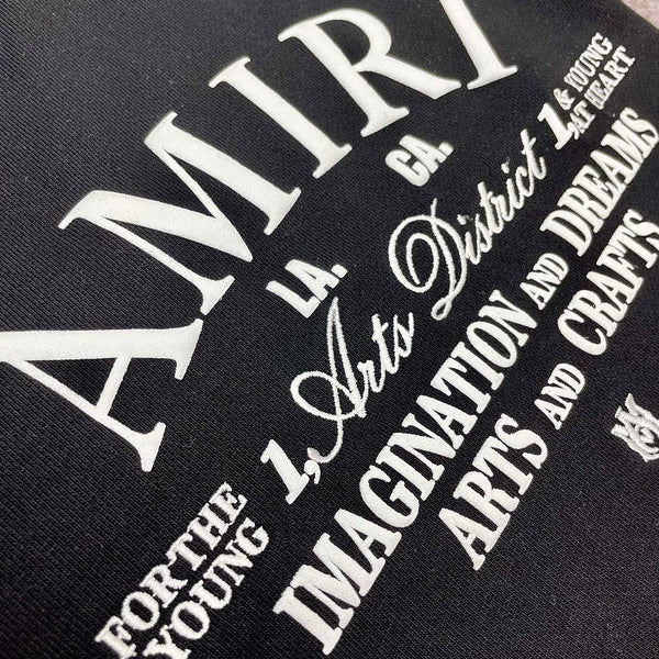 Amiri t-shirt back view — premium authentic designer style
