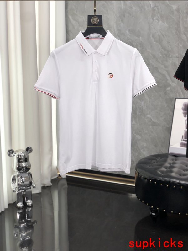 Front view of Moncler luxury clothing with tailored silhouette