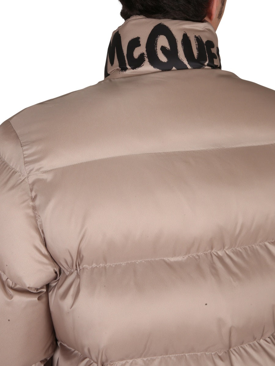 Close-up of Alexander McQueen jackets hardware and fine stitching