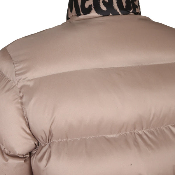 Close-up of Alexander McQueen jackets hardware and fine stitching