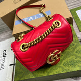 Back view of classic elevated women's handbag – women's premium purse