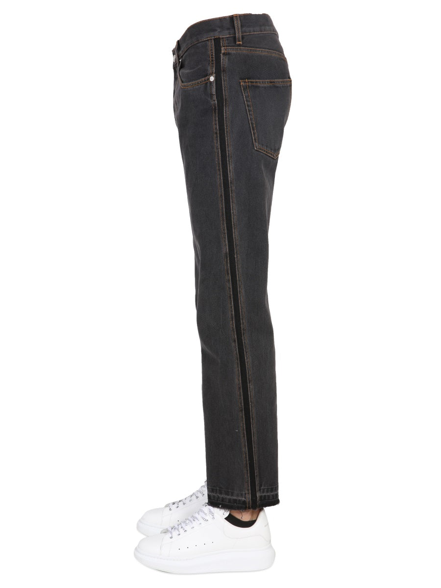 Alexander McQueen pants side profile designer luxury fashion