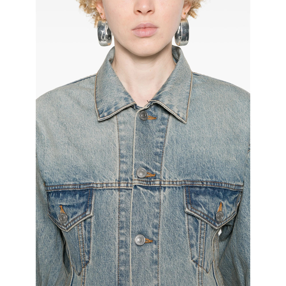 Balenciaga Jackets- Balenciaga Blue Jackets - Denim Jackets Women Stylish Everyday Designer Outerwear