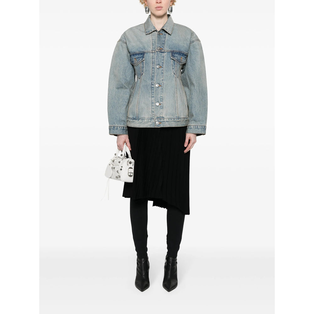 Balenciaga Jackets- Balenciaga Blue Jackets - Denim Jackets Women Stylish Everyday Designer Outerwear