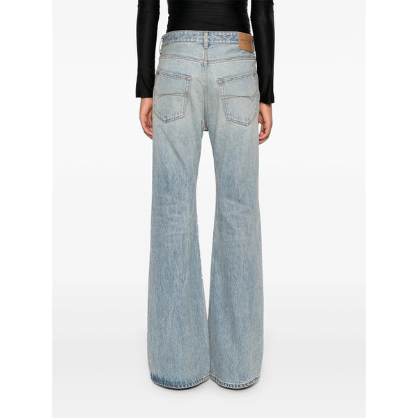 Balenciaga Jeans- Balenciaga Blue Denim - Flared Jeans Women Classic Everyday Designer Jeans