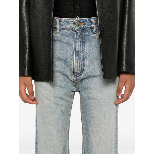Balenciaga Jeans- Balenciaga Blue Denim - Flared Jeans Women Classic Everyday Designer Jeans