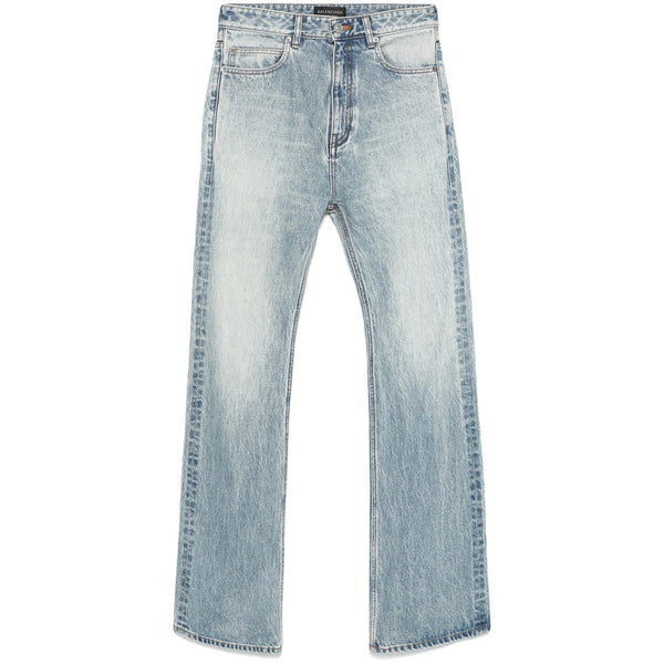 Balenciaga Jeans? Balenciaga Blue Denim - Flared Jeans Women Premium Designer Denim Jeans