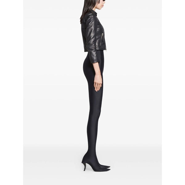 Balenciaga Jackets- Balenciaga Black Jackets - Leather Jackets Women Stylish Everyday Designer Outerwear
