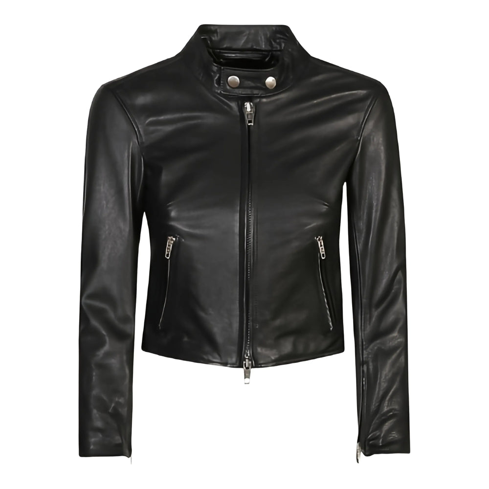 Balenciaga Jackets? Balenciaga Black Jackets - Leather Jackets Women Luxury Designer Outerwear Jacket