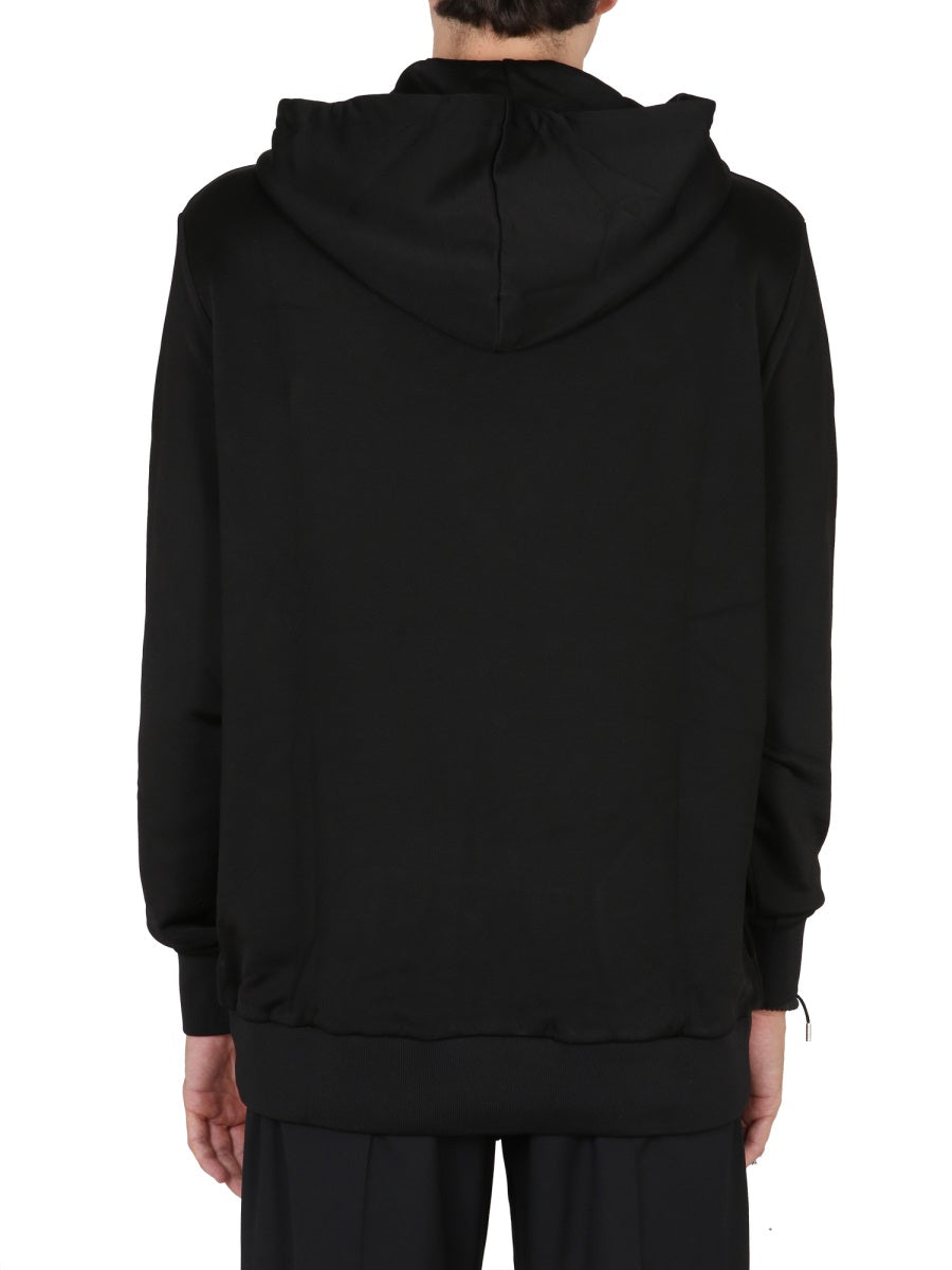 Alexander McQueen Hoodies? Alexander Mcqueen Men Sweatshirt With Atelier Print Comfortable Luxury Streetwear Hoodie