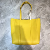 Sleek Vegan Leather Handbag - Sleek Minimalist Lines | Women's Statement Accessory #923 - interior view (image 6) of designer-inspired handbag