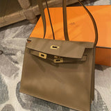 Close-up detail of curated bag design
